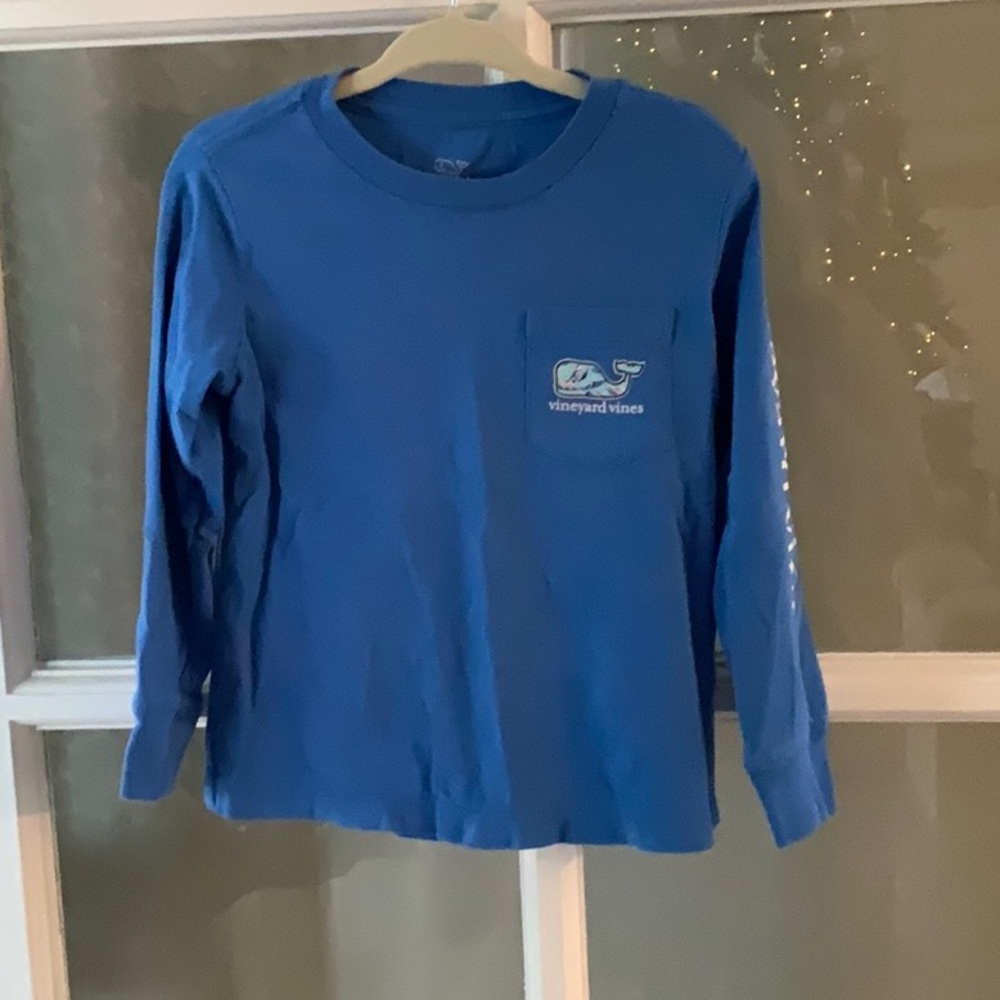 Vineyard Vines Kids Blue Long Sleeve Shirt
